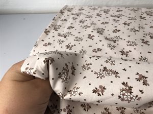 Poplin - smukkeste blomster på pudder bund